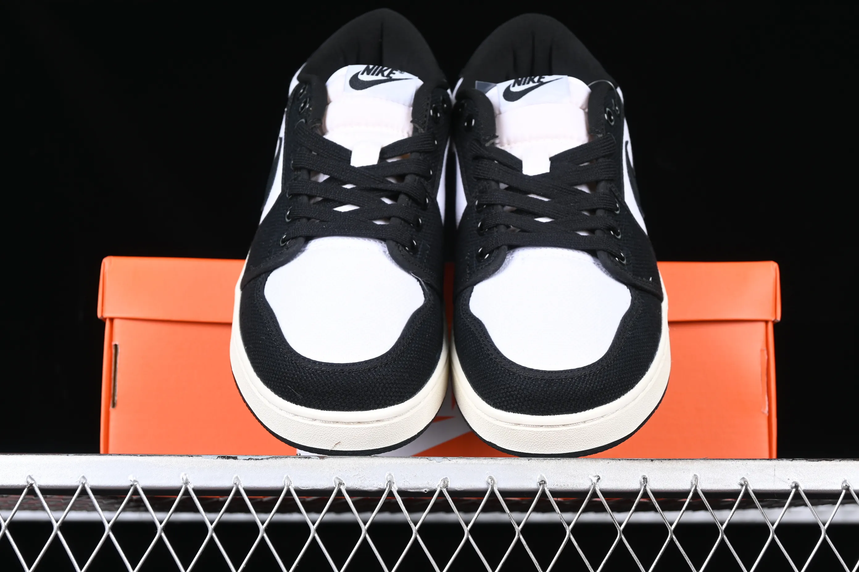 All categories Air Jordan Jordan series basketball shoes Air Jordan 1 Low Z version AJKO 1 Low Shadow "Panda" AJ1 Joe 1 Panda canvas cultural casual shoes DX4981-100